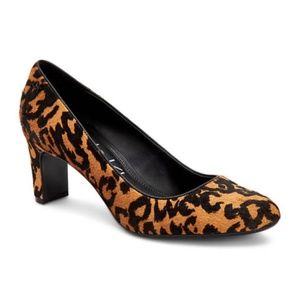 Calvin KLEIN Leopard Printed Heels